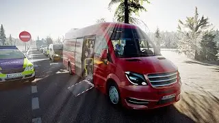 Mercedes-Benz SPRINTER ! ! ! Fernbus Simulator ! ! ! DLC W906 ! ! ! Gameplay ! ! !