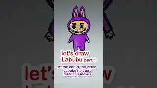 Let's draw a cute Labubu, part 1
