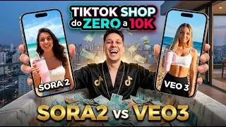 SORA 2 vs VEO 3: Qual Influencer IA Vende Mais no TIKTOK SHOP? | EP 03