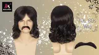🎸 1970s Rocker Wig for Men | missuhair 🎤