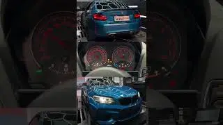 BMW M2 F87 with M Performance Exhaust Screaming on the Dyno