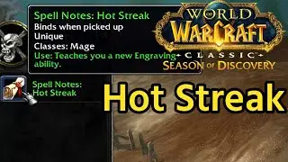 How to Get the Hot Streak Rune | Season of Discovery Phase 2 Mage Rune