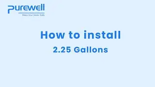 Purewell Gravity Water Filter System Installation - 2.25 Gallons