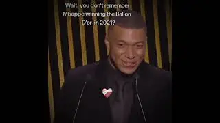 Mbappe ballon dior 💀 #ballondor
