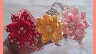 tiara de tecido para iniciante muito fácil de fazer @edinalvalima