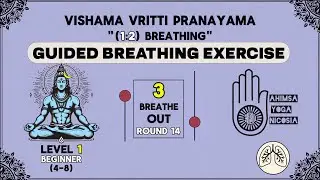 Vishama Vritti Pranayama | Level 1 | Beginner | (1:2) Guided Breathing Exercise