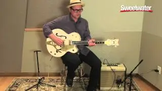 Gretsch White Falcon Hollowbody Electric Guitar Demo by Paul Pigat - Sweetwater Sound