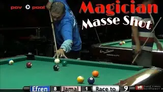 Efren Reyes - Masse Shot Compilation.. Amazing!