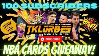 GIVEAWAY for reaching our 100 subscribers goal! (FREE NBA Cards shipped!) ** FIRST GIVEAWAY VIDEO **