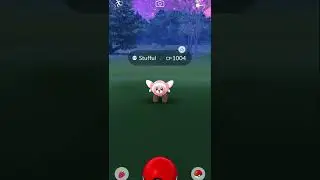 CATCHING 100% IV Stufful in pokemon go 🤩🤩🤩🤩🤩#shorts #pokemongo