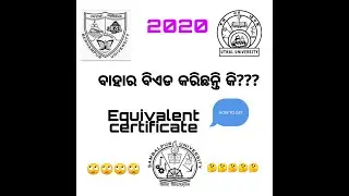 How to get Equivalency Certificate ||Other state B. Ed Equivalent certificate University list Odisha
