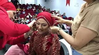 Hayal tül düşük topuz modeli 2. ci kısım