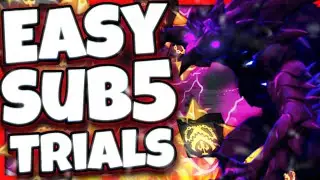Dauntless Shrowd trials - EASIEST sub 5 build and guide