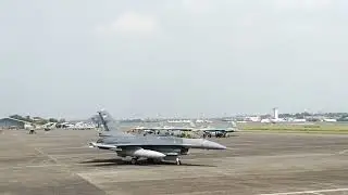 Pesawat F-16 Fighting Falcon Ready to Flypass, HUT 80 RI #hut80 #flypass2025 #