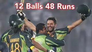 12 Balls 48 Runs Thrilling Match Pakistan Winning