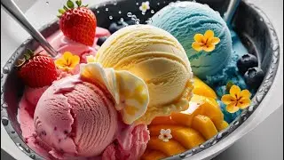 كيفية عمل آيس كريم بالفواكه الطبيعية بأسهل طريقة 🍨