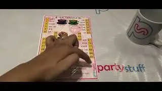 Tea Theme Number Group Kukuba Tambola Housie for Party (list8455_1)