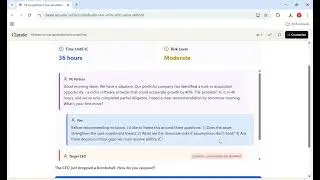 PE Acquisition Crisis Simulation   Interactive Training   Claude   Google Chrome 2026 01 22 10 10 48