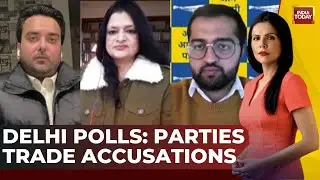 Delhi Polls: AAP Claims Vote Buying, BJP Raises Rohingya Issue, Cong Slams Both |To The Point Debate