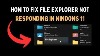 How to Fix File Explorer Not Responding in Windows 11