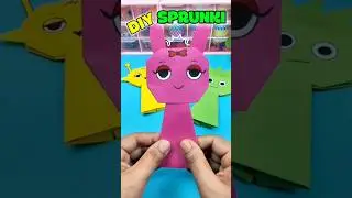 Origami Paper Sprunki Incredibox How to Make Sprunki from paper DIY #sprunki #incredibox