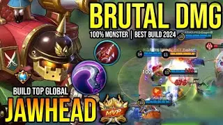 JAWHEAD BEST BUILD 2024 | BUILD TOP GLOBAL JAWHEAD GAMEPLAY | MOBILE LEGENDS✓