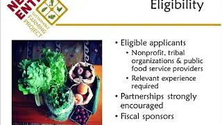 Introduction to the Community Food Projects Grant Program Webinar 8.23.2017