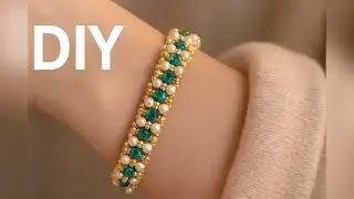 DIY Pearl & Turquoise Bracelet | Easy Beads Jewelry Making for Beginners