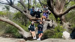 Hiking at Karloo walking track, NSW