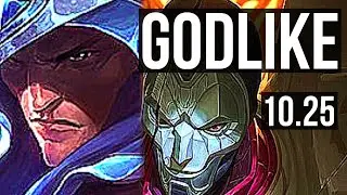 TALON vs JHIN (MID) (DEFEAT) | 6 solo kills, 1.7M mastery, 600+ games, Godlike | KR Diamond | v10.25