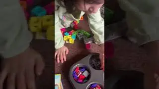Number block math game for kids. #triolifetales #kidslearning #mathlinkcubes #numberblock #hand2mind