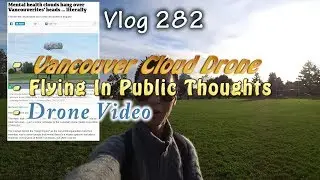 Canadian Mental Health Drone Cloud Flying Over People And Being Comfortable Around Drones