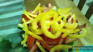 HOW TO MAKE  FATOUSH    ARABIC SALAD