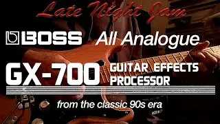 BLUES DRIVER BD-2 OF THE ANALOGUE BOSS GX-700 GUITAR MULTI EFFECTS PROCESSOR STRAIGHT TO DESK