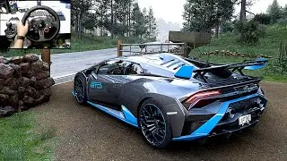 Lamborghini Huracan STO - Forza Horizon 5 - Logitech G29 Steering Wheel