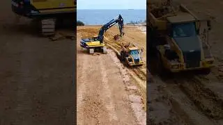 More dirt work! #construction #engineering #drone #fpv #aerial #dirt #earthmoving #excavation