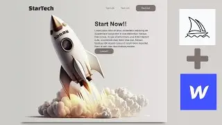 Design And Create A Website Using AI (Midjourney + Webflow) | For Non-programmers and beginners