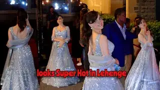 Elli Arrram Looks Super Hot in Lehenge | Wedding Reception Of Alanna Panday | Bollywood Stardust