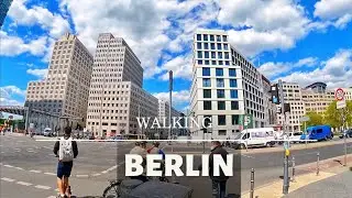 Walking along the Leipziger Street. Walk Berlin. Original walking tour Berlin.Online tour in Berlin