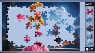 Princess Aurora's Moonlit Reverie👑🎀🩷🏰✨️🪄//jigsaw puzzles🧩//jigsaw puzzles journey🧩//puzzlesArt🧩🧩//