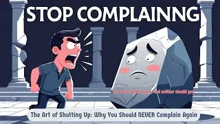 The Art of Shutting Up Why You Should NEVER Complain Again. #stopcomplaining #ancientwisdom