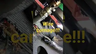 What on earth caused this? bottom of the fan shroud is missing and all these wires were ripped 🧐😱