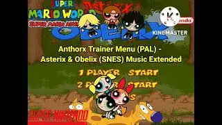 Anthrox Trainer Menu (PAL) - Asterix & Obelix (SNES) Music Extended