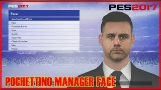 PES 2017 Mauricio Pochettino Manager Face All Patch | TOTORIAL PES