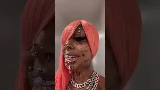 Face piercing 🤪#reaction