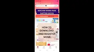 How to download the MOVA Cashback app.