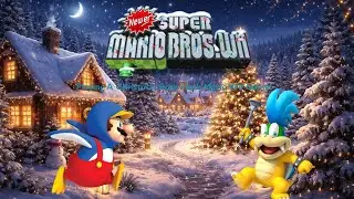 Играю в рождественскую ROM-версию игры Mario для Wii!