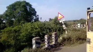 Narsapur Express at manwat Road Parbhani
