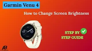 Garmin Venu 4 (41 мм): Как изменить яркость экрана