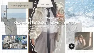 PINTEREST girl 101 ep. 1 𓏲𝄢 | vision board, music, organisation, becoming *THAT* girl